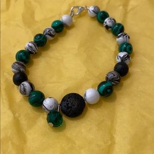 Handmade 8” diffuser bracelet